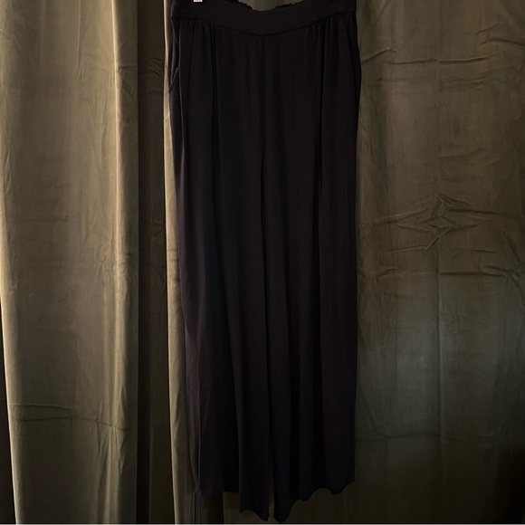 H&M Black Wide Leg Pants Size 14 - Picture 2 of 4